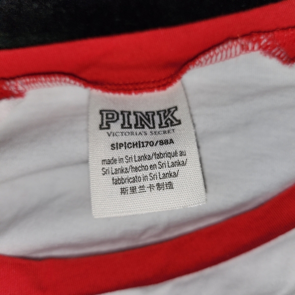 Victorias Secret PINK bling what the elf tee Small - Picture 6 of 7